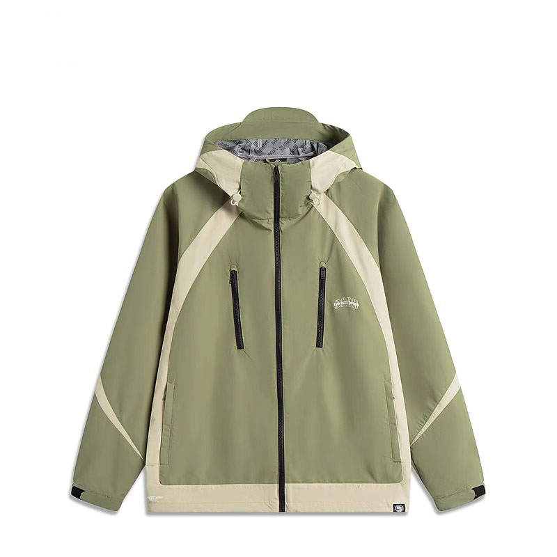 Li-Ning Li Ning Sports Life Collection Trench Coat Men's Agarwood Green
