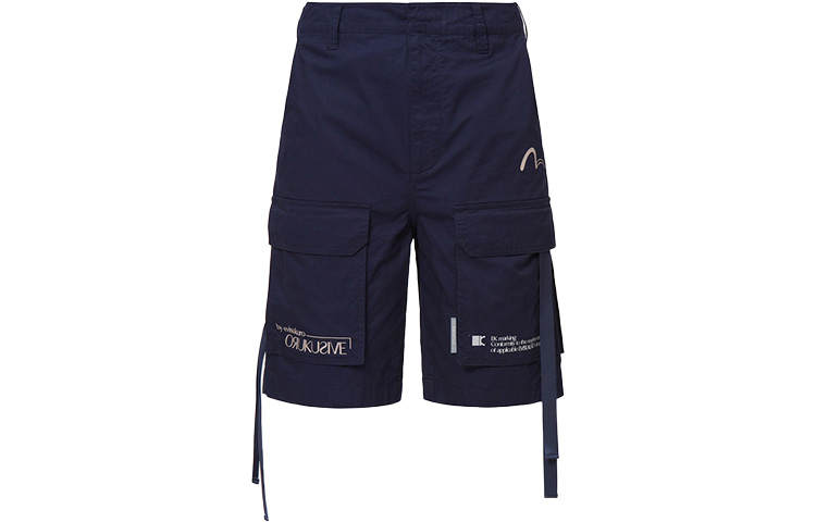 EVISU EVISU SS22 Cargo Shorts Men's Dark Blue