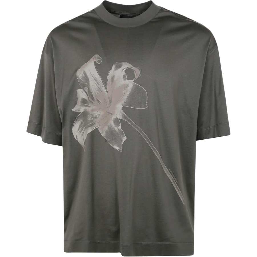 EMPORIO ARMANI Lily Printed Crewneck T Shirt