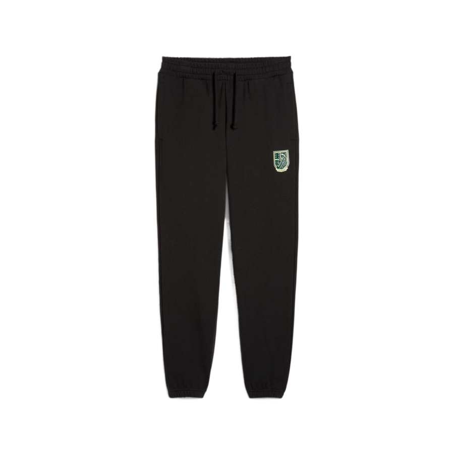 PUMA Casual Pants Men's Black Moderate Cuffed Pants