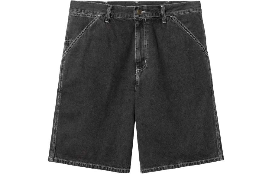 Carhartt WIP SS24 Simple Short Denim Shorts Unisex Black