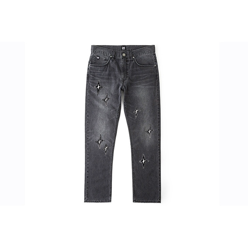 Lee Lee Jeans Men's Black Gray Color