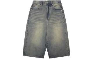Crying Center Denim Shorts Unisex