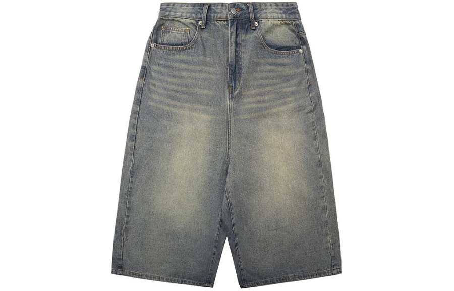 Crying Center Denim Shorts Unisex