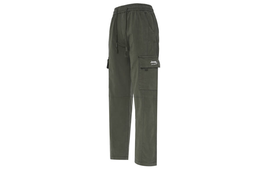 JEEP SPIRIT Casual Pants Men's Moderate Straight Fit Pants