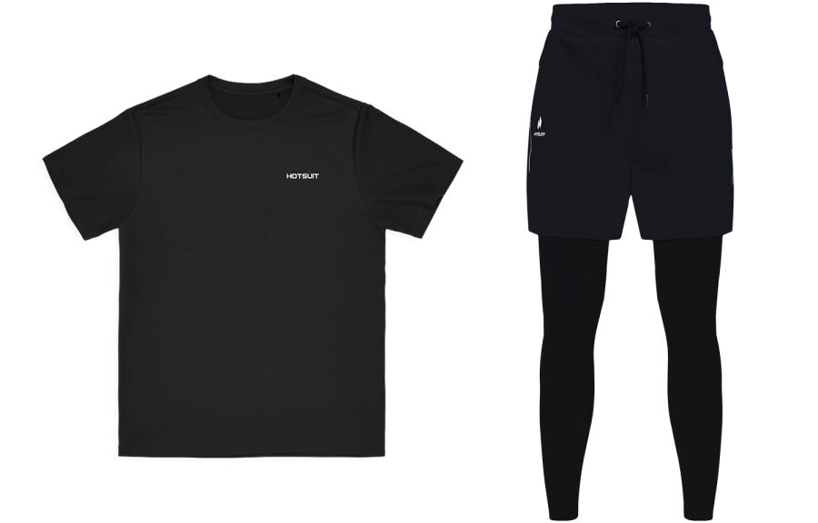 HOTSUIT Casual Sportswear Men's Crew Neck Moderate