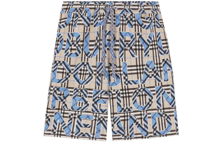 Burberry Burberry Vintage Check Drawstring Shorts