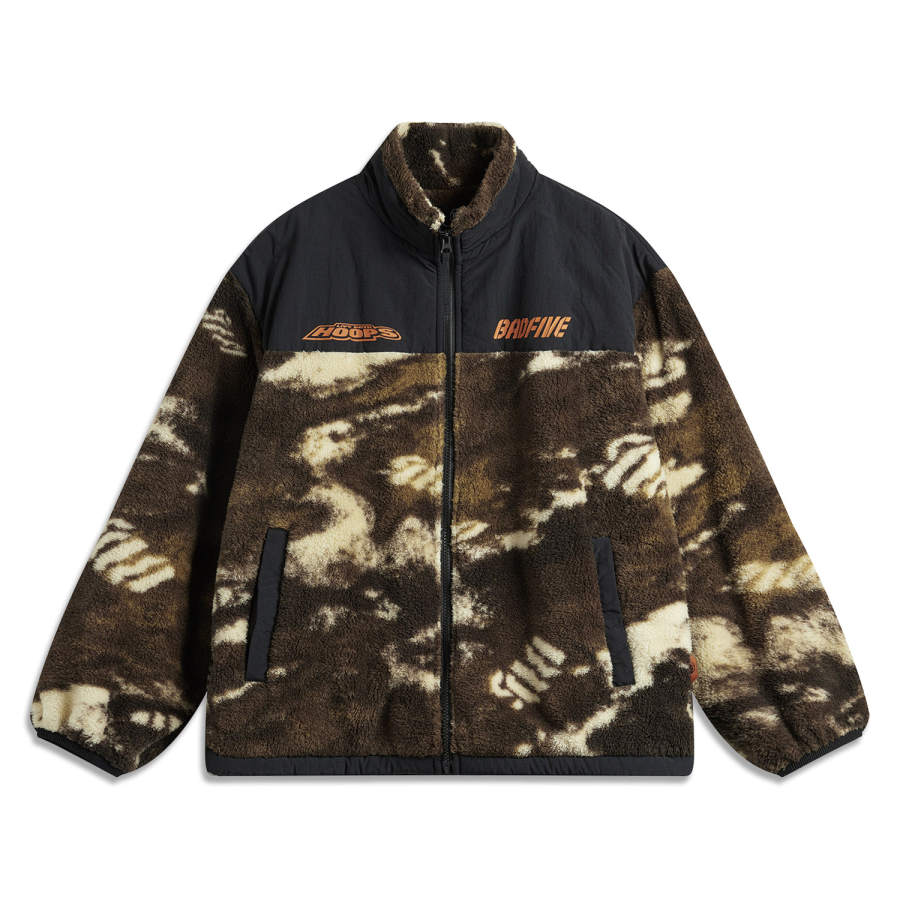Li-Ning Li Ning BADFIVE Loose Fit Comfortable Fleece Lined Thermal Fashion Versatile Jackets & Coats Men's