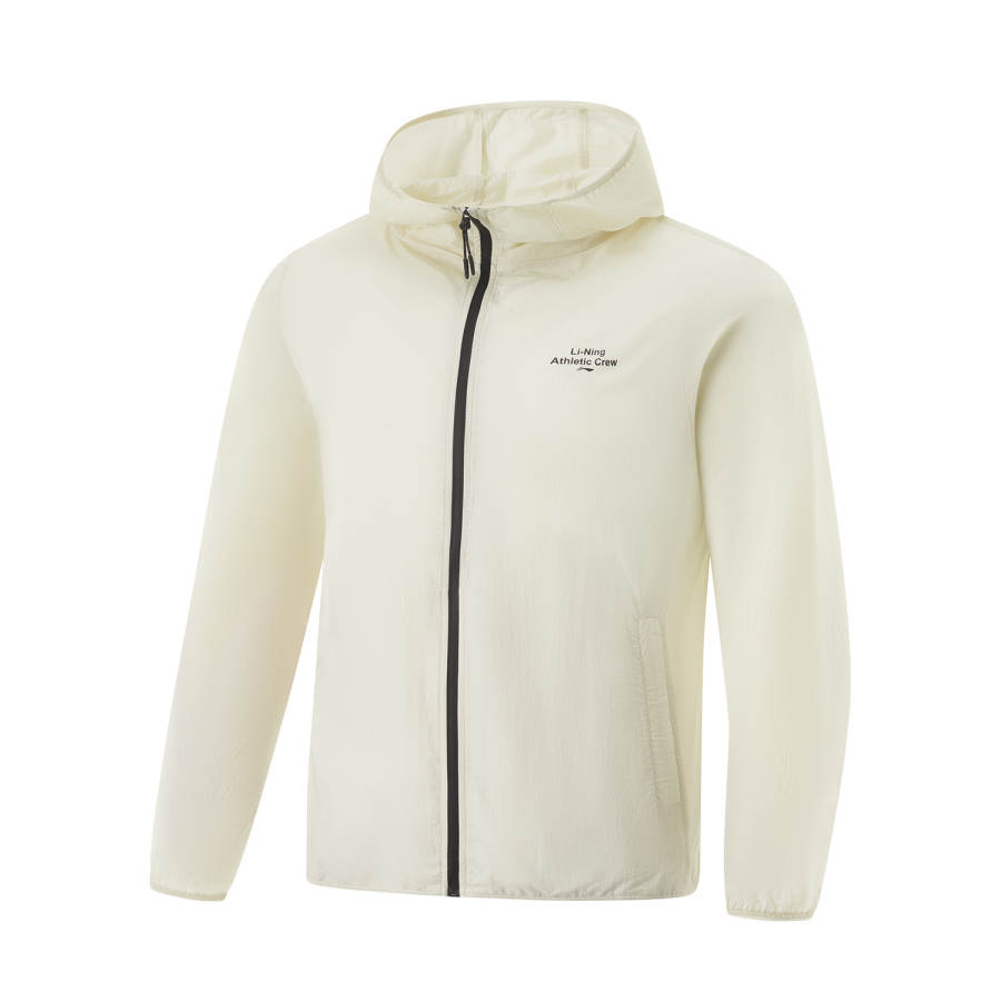 Li-Ning Li Ning Smoothie Trench Coat Men's Silver Birch Gray