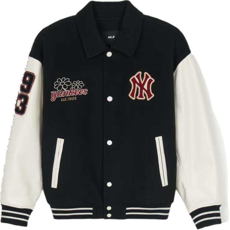 MLB MLB New York Yankees Varsity Jackets & Coats Unisex Black