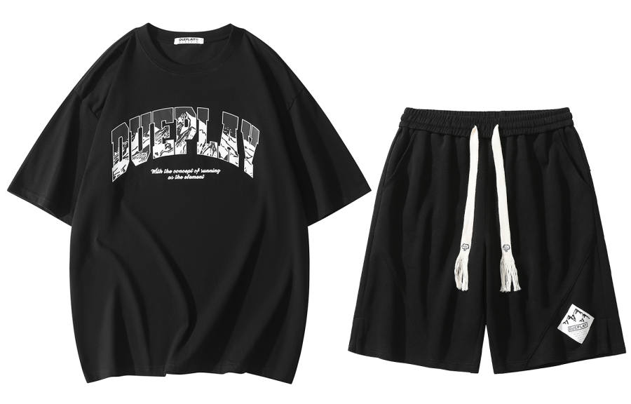 DUEPLAY Casual Sportswear Unisex Crew Neck Moderate