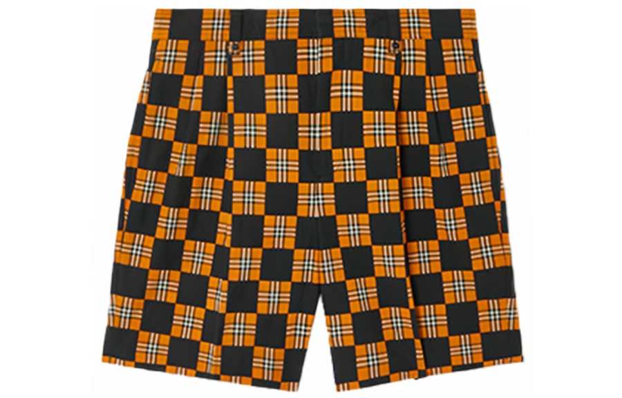 Burberry Scott Chequer Cotton Shorts