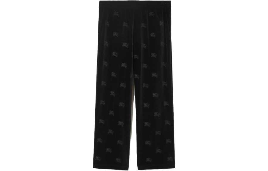 Burberry Ekd Velvet Track Pants