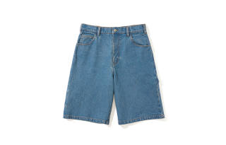 ODDCIRKUS SS24 Denim Shorts Unisex Denim Blue