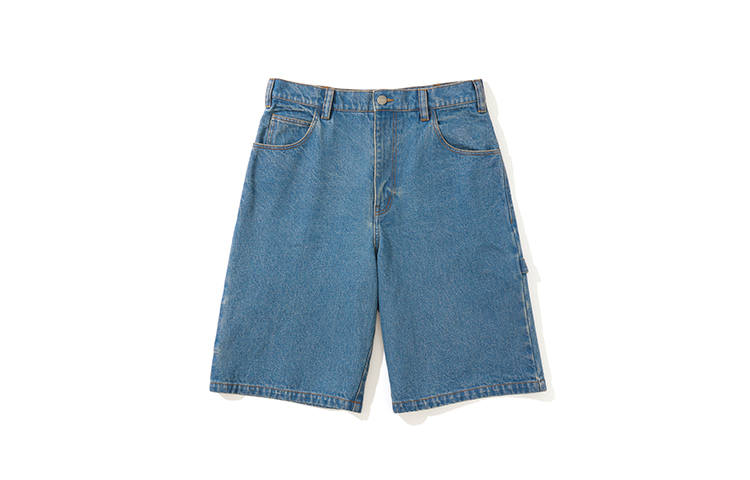 ODDCIRKUS SS24 Denim Shorts Unisex Denim Blue