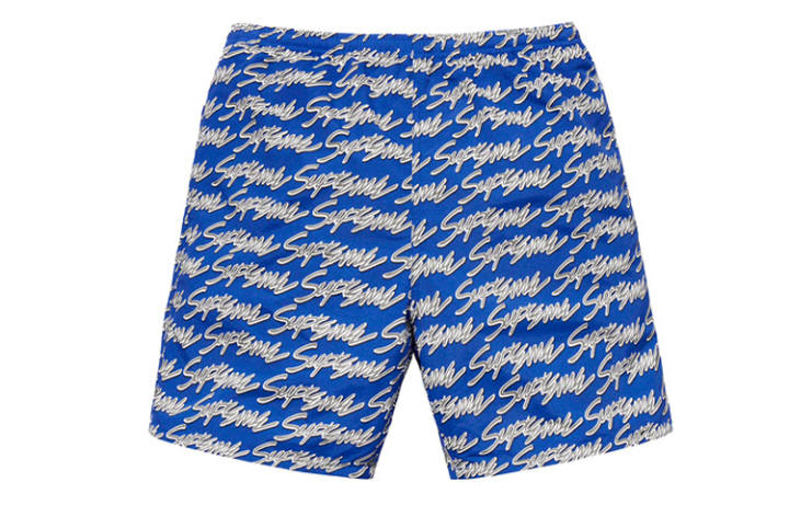 Supreme Supreme Signature Script Logo Water Short