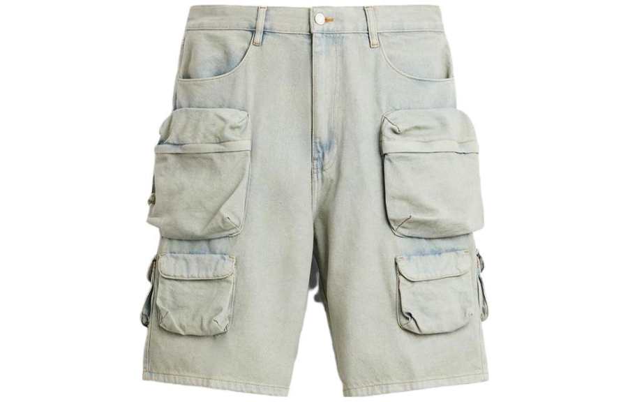 ZARA Denim Shorts Men's Blue Green