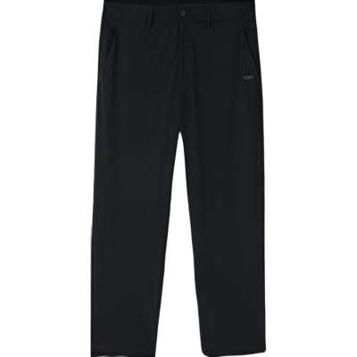 Pony Casual Pants Men's Black Moderate Straight Fit Pants