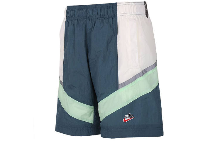 Nike Nike Casual Shorts Men's Sail White/Gray Green/Calm Yellow Green Moderate