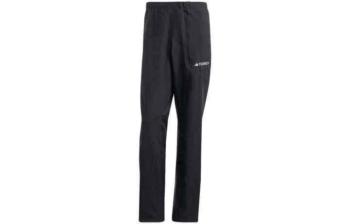 Adidas Adidas Casual Pants Men's Black Moderate Straight Fit Pants