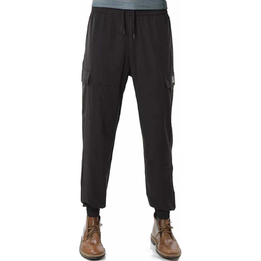 EMPORIO ARMANI EA7 Knitted Sweatpants Men's Black