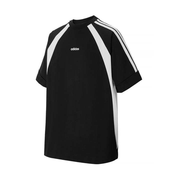 Adidas Adidas 3 Stripes T Shirt Men's Black