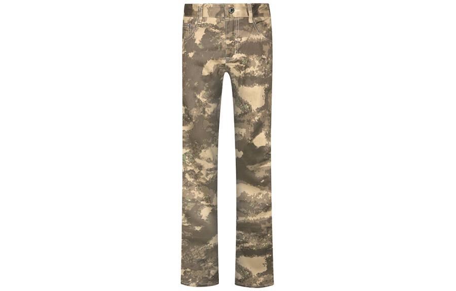 COOLALPACA Loose Fit Straight Fit Casual Pants Unisex Camouflage