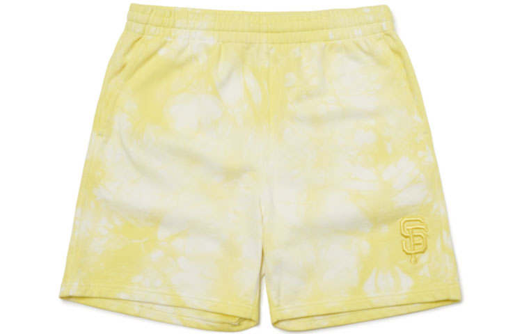 MLB MLB SS22 Tie Dye Shorts Unisex Light Yellow