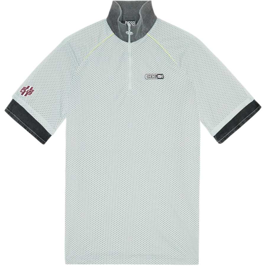 DIESEL Polo Shirt Men's Light Gray