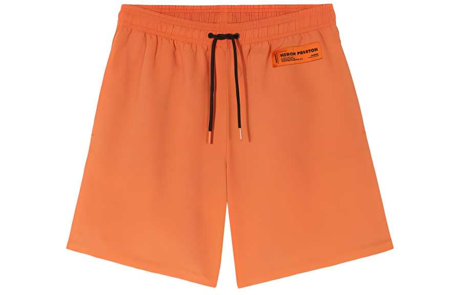 HERON PRESTON Heron Preston logo-patch swim shorts