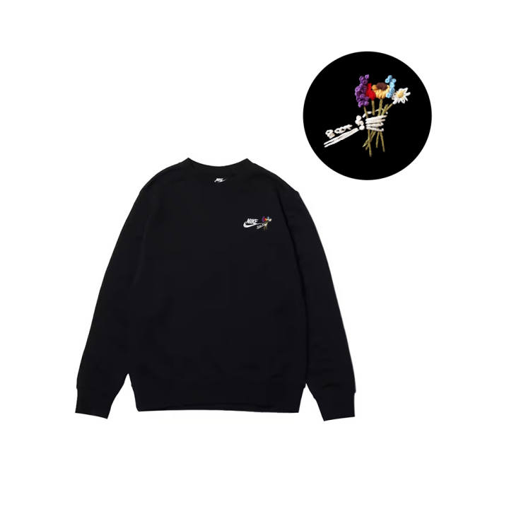 Nike Nike Sweatshirts Men's Black Crew Neck Moderate