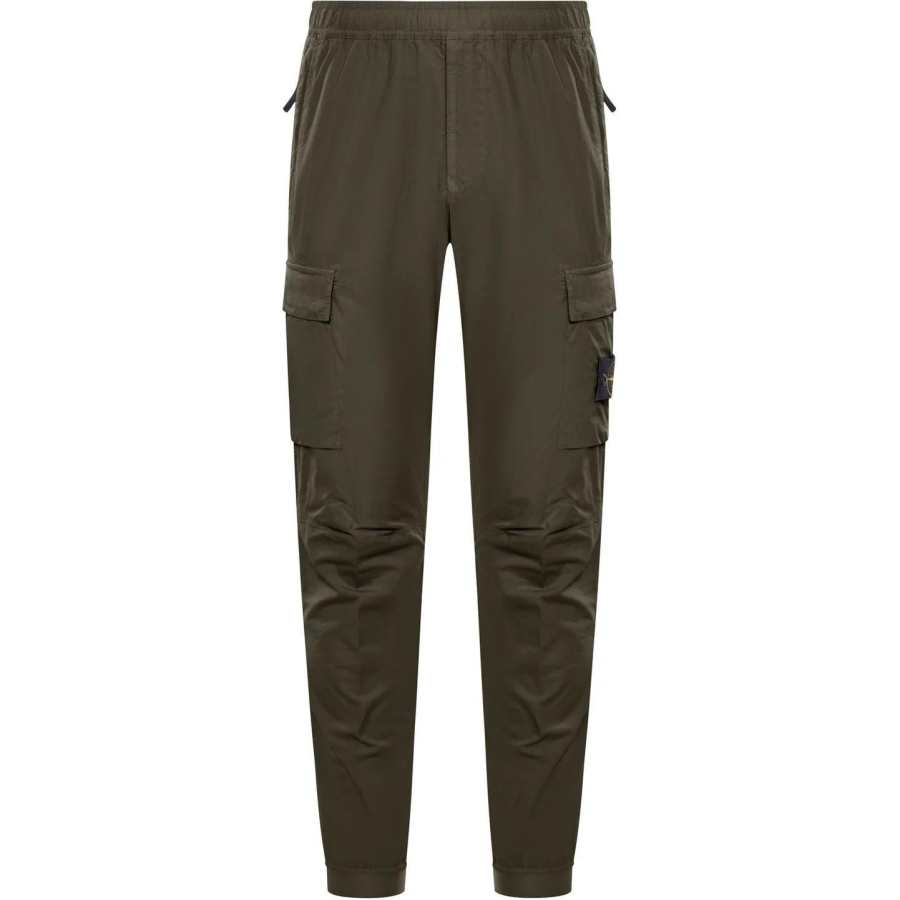 STONE ISLAND Compass Patch Tapered Leg Cargo Pants