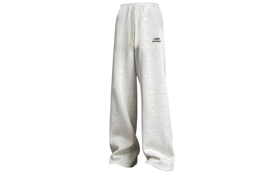 MIIOW Casual Pants Unisex Thickened And Fleece Lined Straight Fit Pants