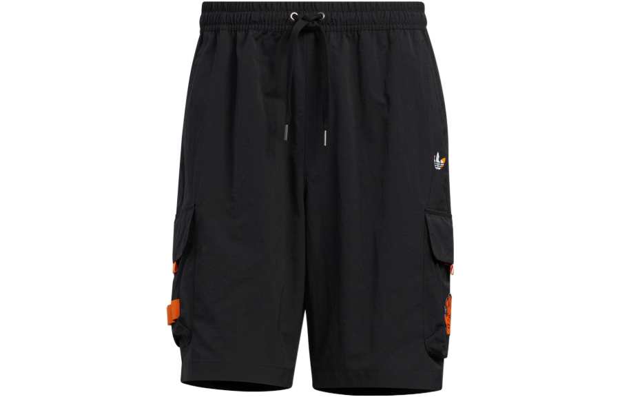 Adidas Originals Casual Shorts Men's Black Moderate