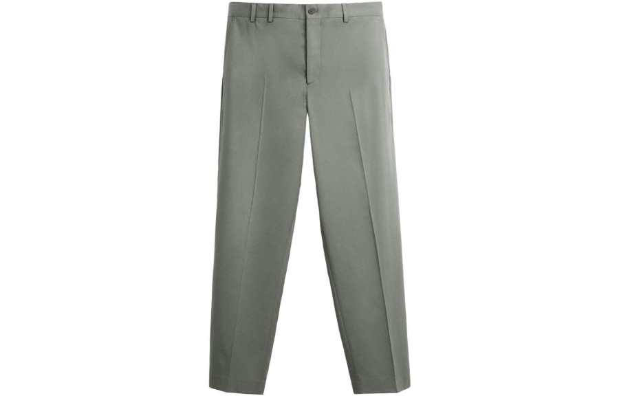 ZARA ZARA Suit Pants Men's Green Moderate
