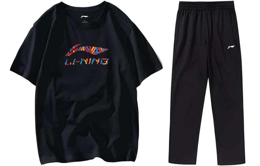 Li-Ning Li Ning Casual Sportswear Men's Crew Neck Moderate