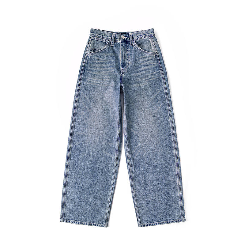 Lee Lee Jeans Unisex Medium Light Blue Moderate Straight Fit Pants