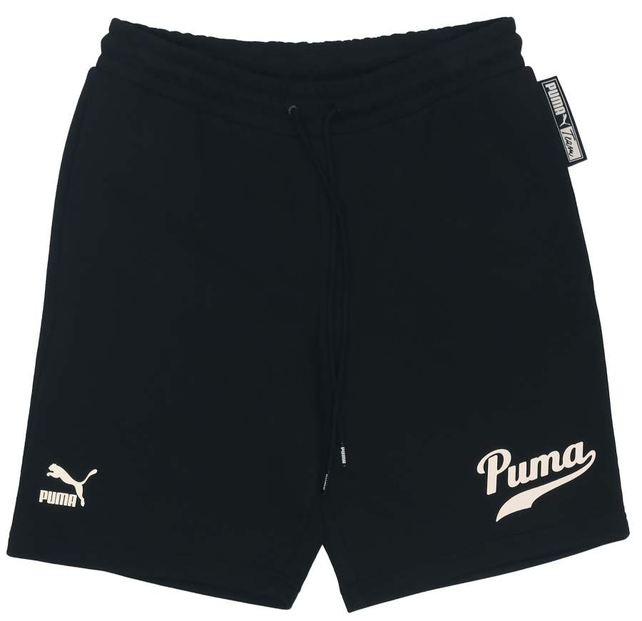 PUMA Classic Coaches Casual Shorts Men's Black Moderate