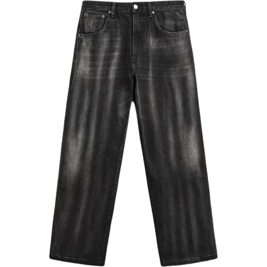ZARA New Year Jeans Men's Black Moderate Straight Fit Pants