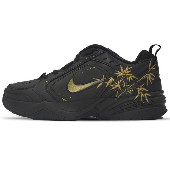 Nike Nike Air Monarch 4 Chunky Sneakers Unisex Low Top Gold