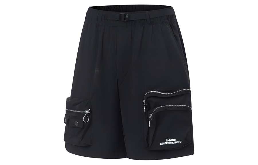 Li-Ning Li Ning Cargo Shorts Men's Black