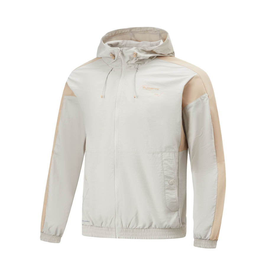 Li-Ning Li Ning Fitness Series Trench Coat Men's Mica Gray