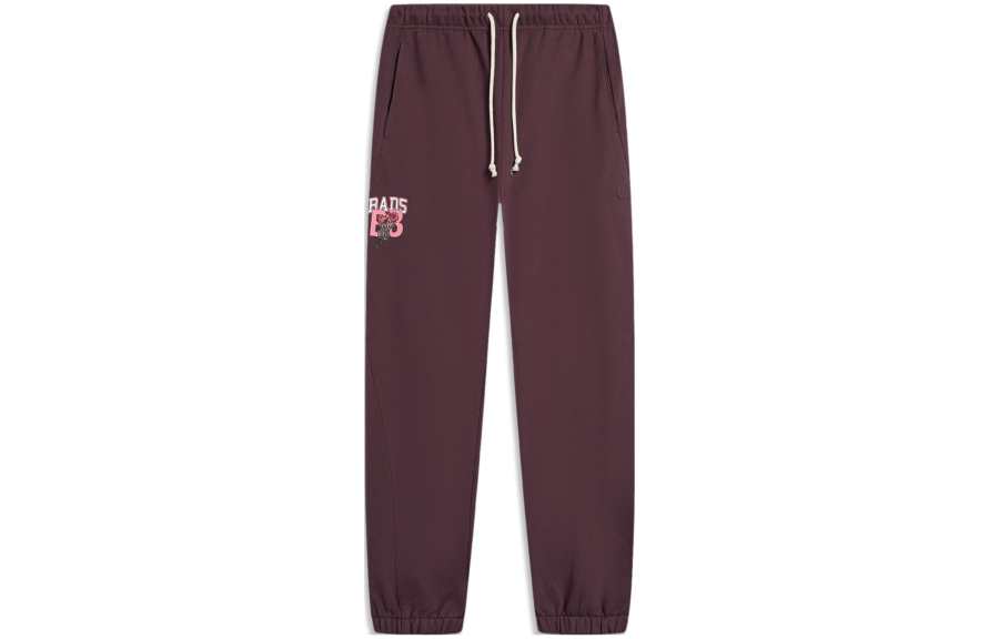 Li-Ning Li Ning Casual Pants Men's Deep Purplish Red
