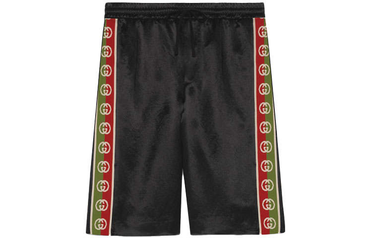 GUCCI Casual Shorts Men's Black Moderate