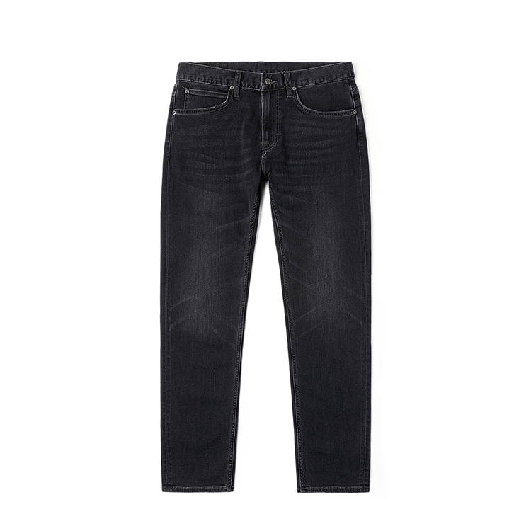 Lee Jeans Men's Black Gray Color Moderate Tapered Pants