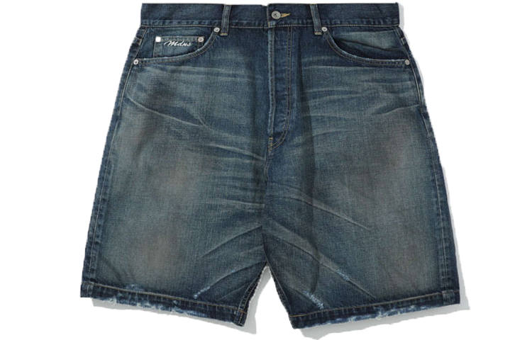 MADNESS Denim Shorts Unisex Blue Moderate