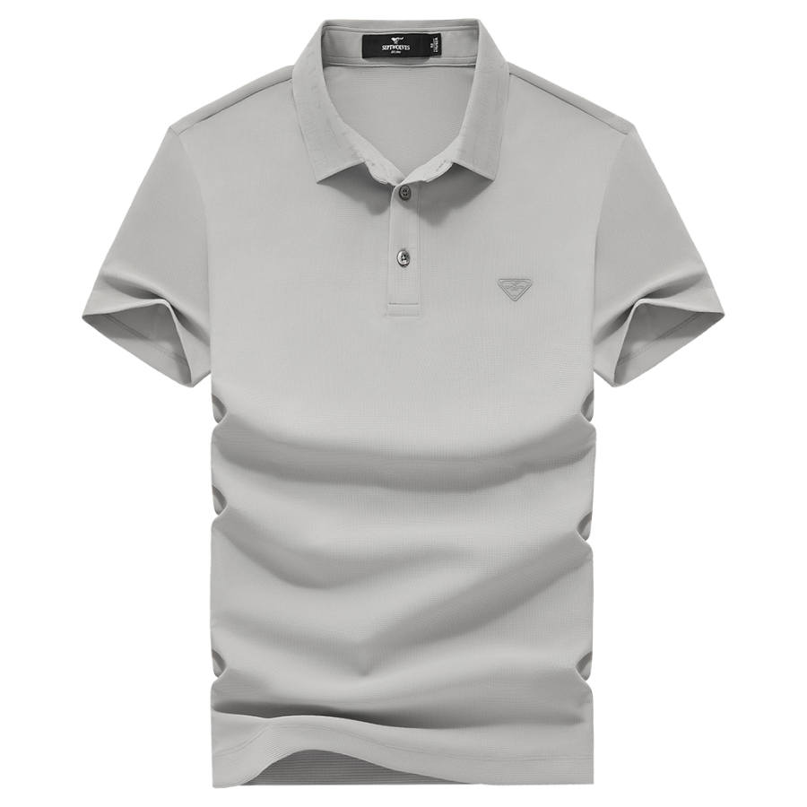 SEPTWOLVES SEPTWOLVES Polo Shirt Unisex Light Gray