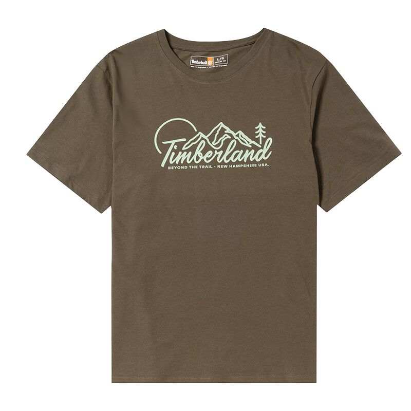 Timberland T Shirt Men's Army Green