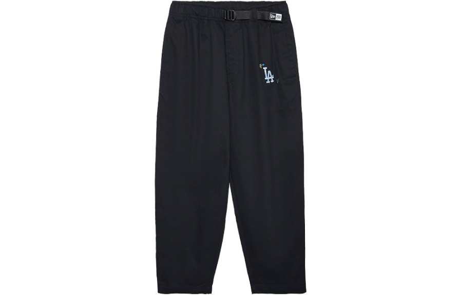 New Era Casual Pants Men's Black/Los Angeles Dodgers Moderate Straight Fit Pants