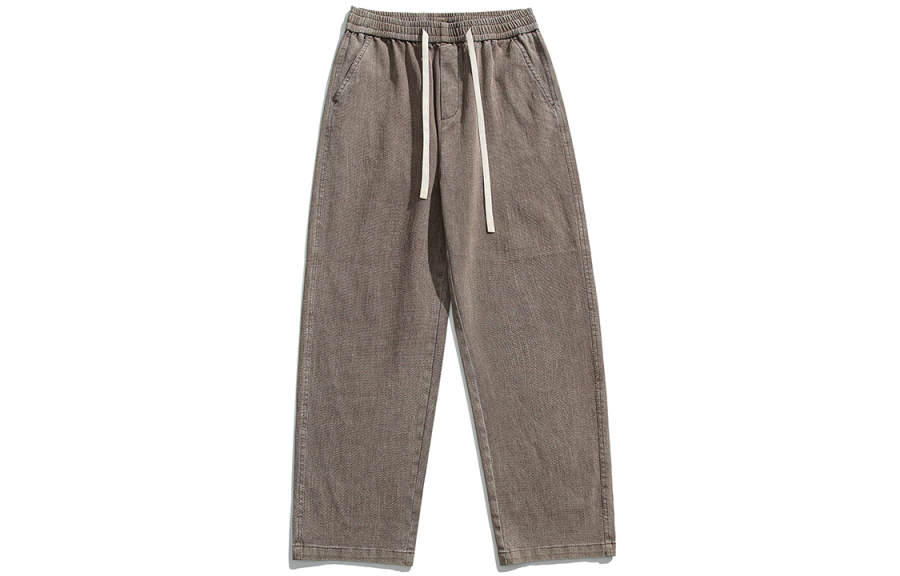33TH 33TH Casual Pants Unisex Moderate Straight Fit Pants